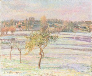 White Frost i Eragny, 1895 av Camille Jacob Pissarro